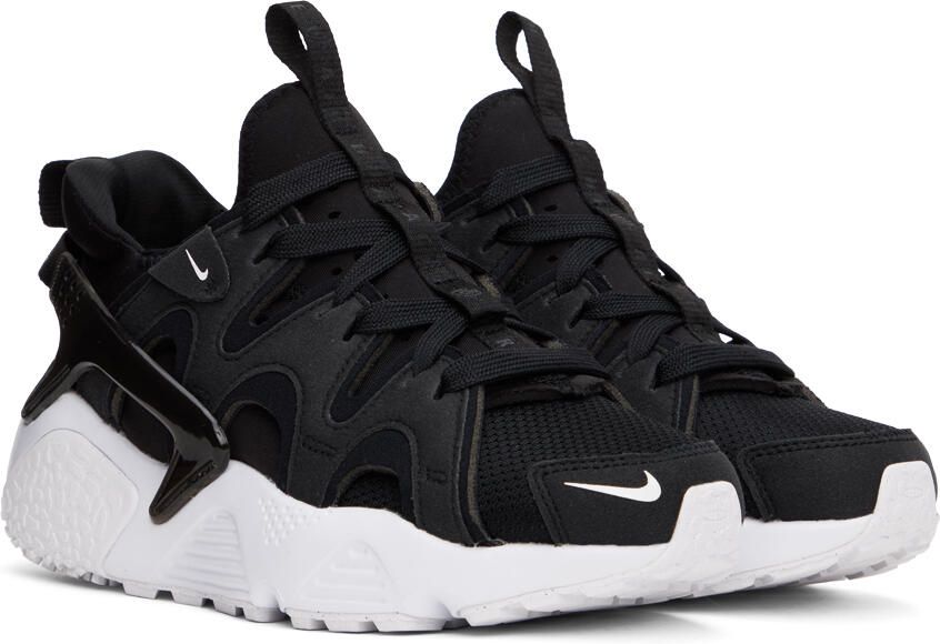 Nike Black  White Air Huarache Craft Sneakers - Picture 2