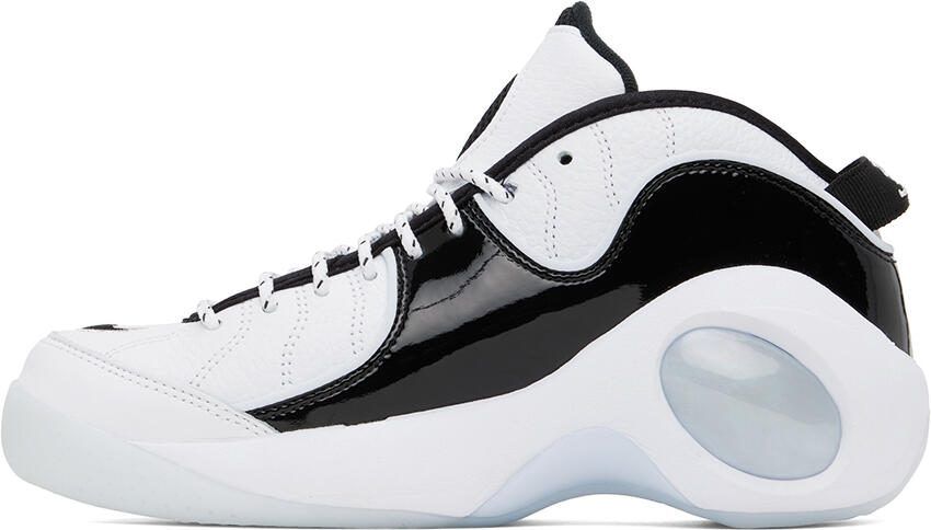 Nike Black  White Air Zoom Flight 95 Sneakers - Picture 3