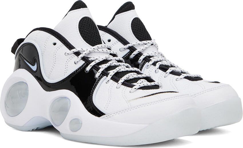Nike Black  White Air Zoom Flight 95 Sneakers - Picture 2