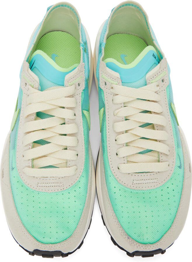 Nike Blue  Green Waffle One Sneakers