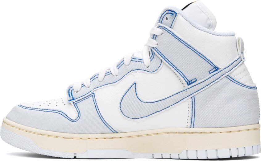 Nike Blue  White Dunk High 85 Sneakers - Picture 3