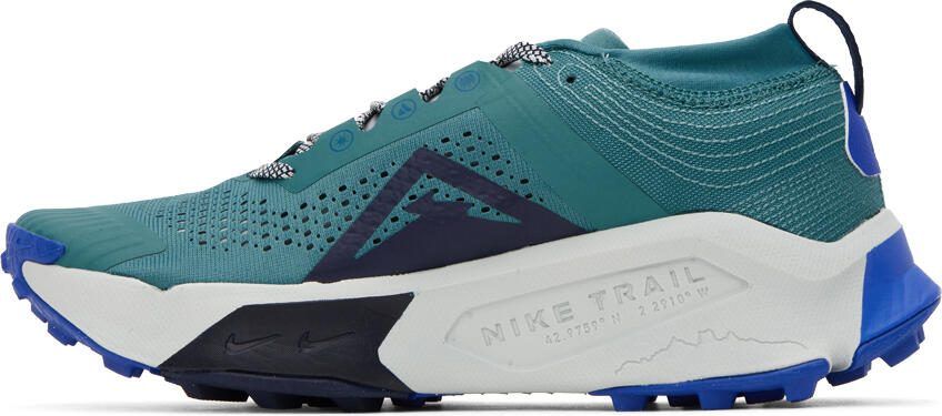 Nike Blue Zegama Sneakers - Picture 3