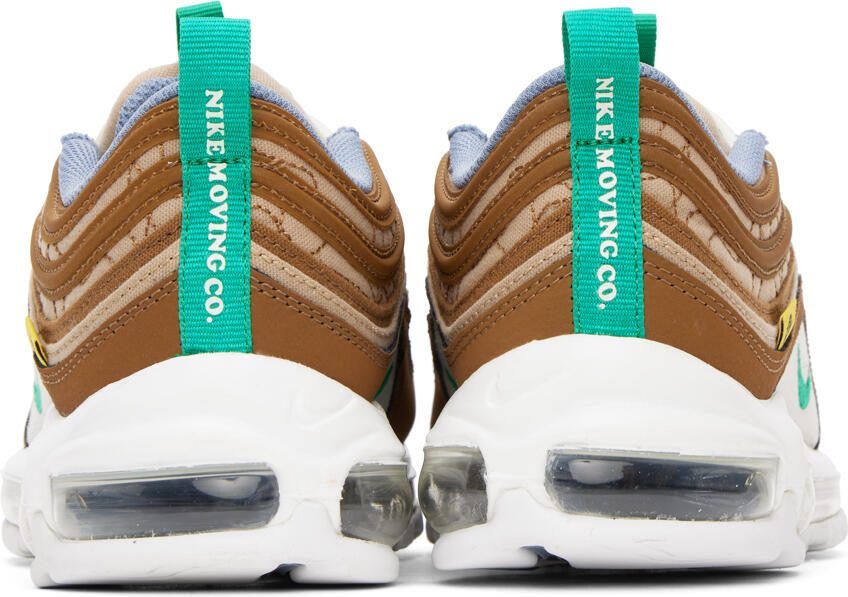 Nike Brown  Green Air Max 97 SE Sneakers