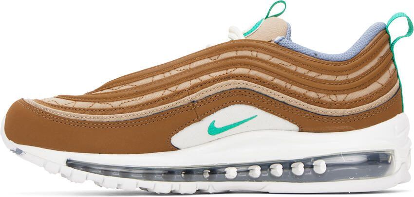 Nike Brown  Green Air Max 97 SE Sneakers - Picture 3