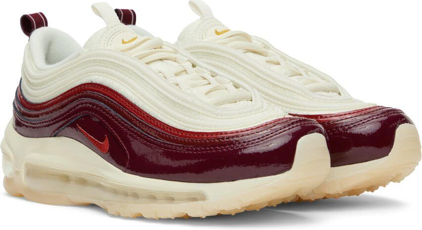 Nike Burgundy  Off-White Air Max 97 Sneakers - Picture 2