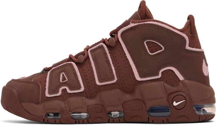 Nike Burgundy  Pink Air More Uptempo '96 Sneakers - Picture 3