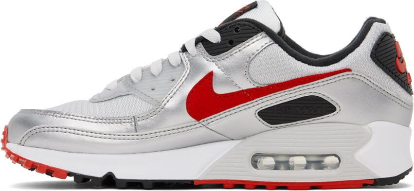 Nike Gray Air Max 90 Sneakers - Picture 3
