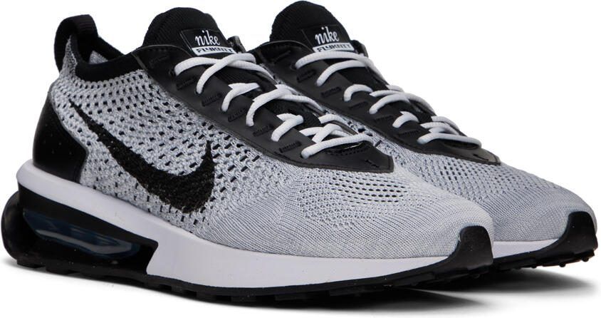 Nike Gray Air Max Flynit Racer Sneakers - Picture 2
