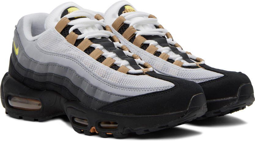 Nike Gray  Black Air Max 95 Sneakers - Picture 2