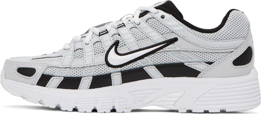 Nike Gray  Black P-6000 Sneakers - Picture 3