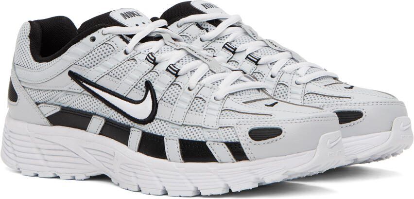 Nike Gray  Black P-6000 Sneakers - Picture 2