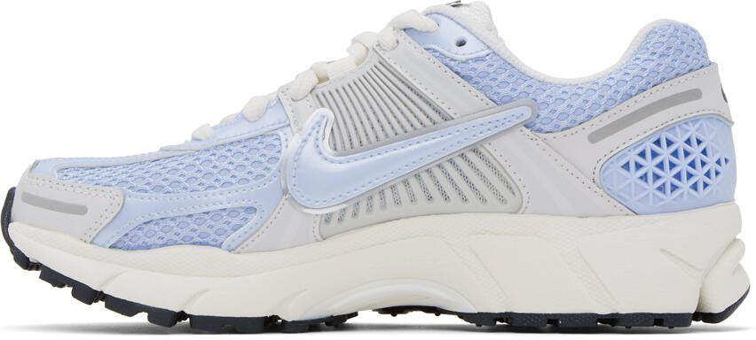 Nike Gray  Blue Zoom Vomero 5 Sneakers - Picture 3