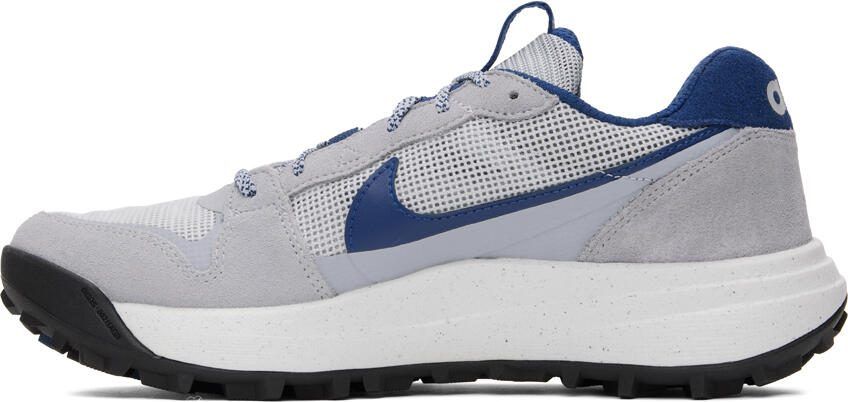 Nike Gray  Navy ACG Lowcate Sneakers - Picture 3