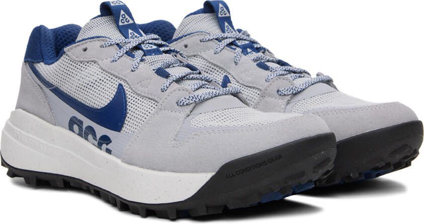 Nike Gray  Navy ACG Lowcate Sneakers - Picture 2