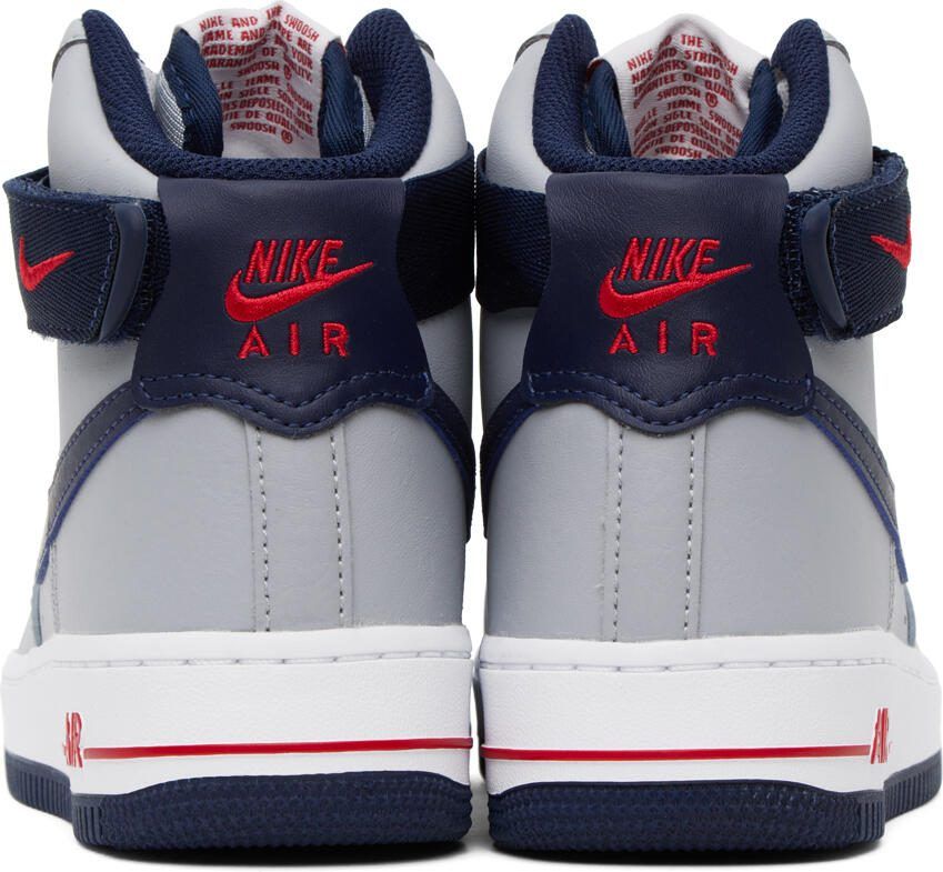 Nike Gray  Navy Air Force 1 High Sneakers