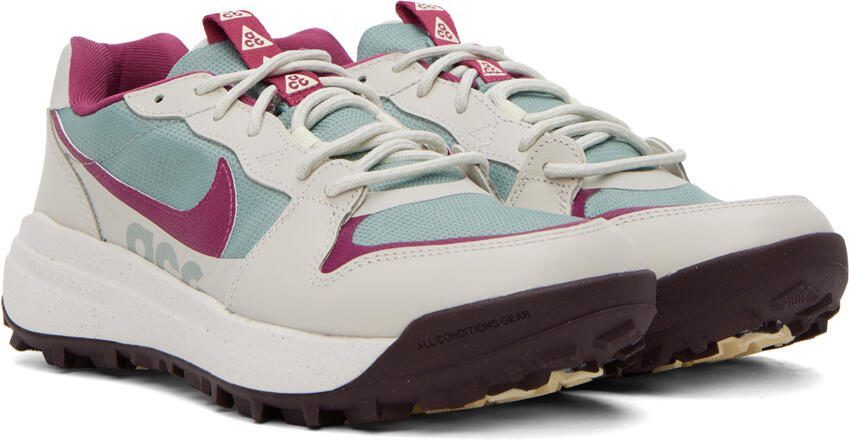 Nike Gray  Purple ACG Lowcate Sneakers - Picture 2