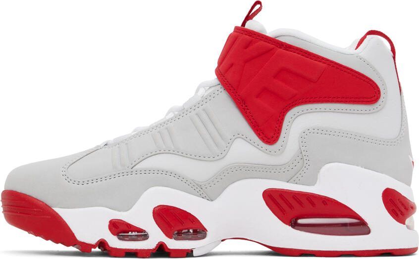 Nike Gray  Red Air Griffey Max 1 Sneakers - Picture 3