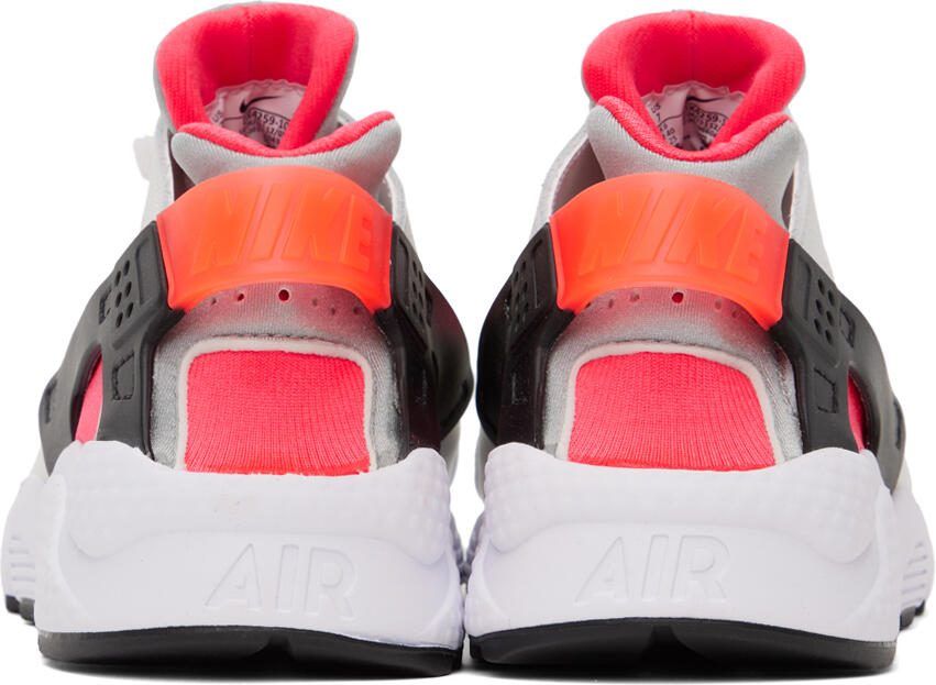 Nike Gray  Red Air Huarache Sneakers