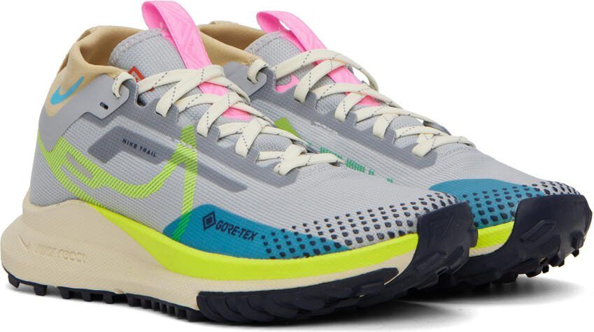 Nike Gray React Pegasus Trail 4 GTX Sneakers - Picture 2