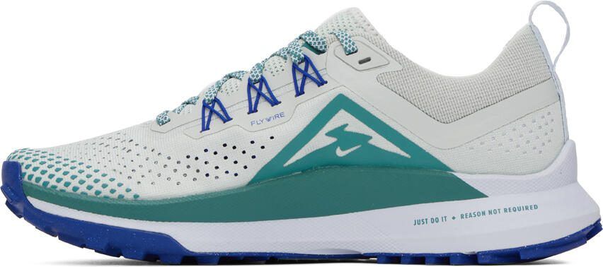 Nike Green  Blue Pegasus Trail 4 Sneakers - Picture 3