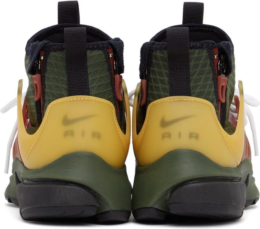 Nike Green  Grey Air Presto Mid Sneakers