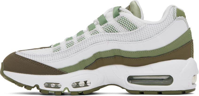 Nike Green  White Air Max 95 Sneakers - Picture 3