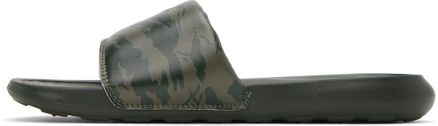 Nike Khaki Victori One Sandals - Picture 4