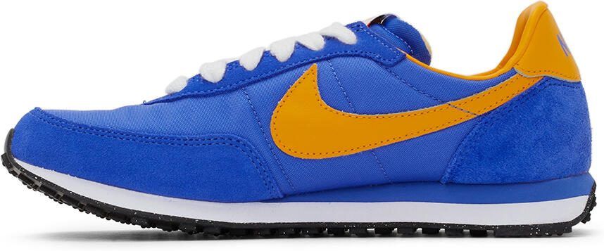 Nike Kids Blue  Yellow Waffle Trainer 2 Big Kids Sneakers - Picture 3