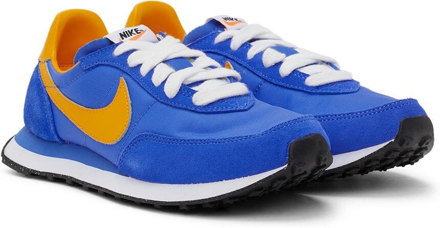 Nike Kids Blue  Yellow Waffle Trainer 2 Big Kids Sneakers - Picture 2