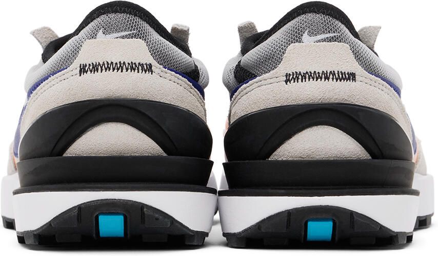 Nike Kids Gray  Orange Waffle One Big Kids Sneakers