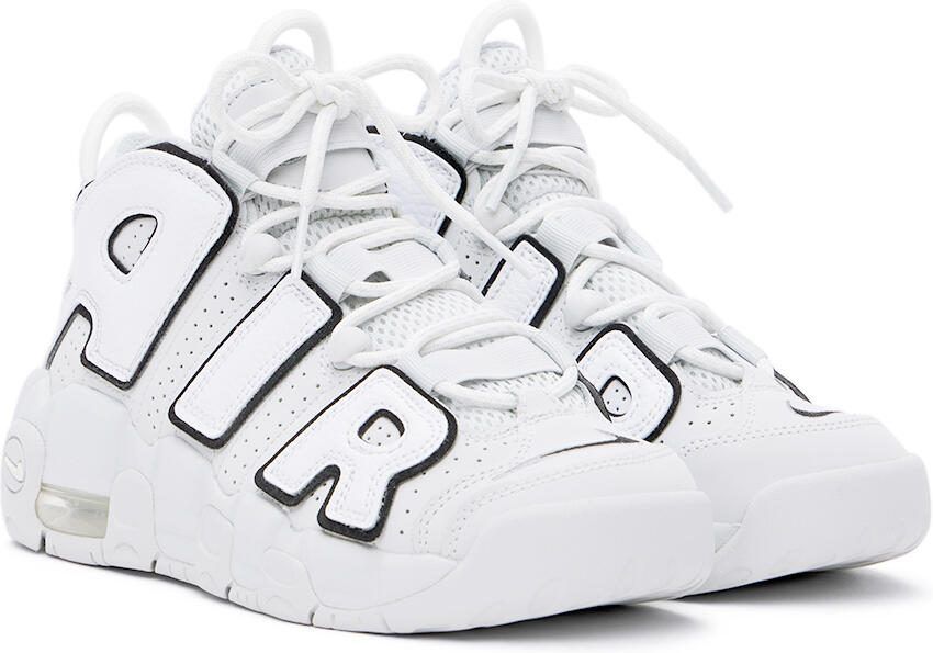 Nike Kids Gray More Uptempo Big Kids Sneakers - Picture 2