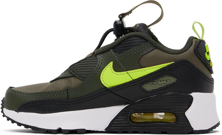 Nike Kids Green Air Max 90 Toggle Little Kids Sneakers - Picture 3