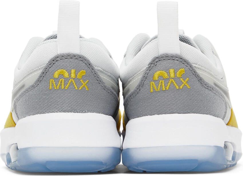 Nike Kids Grey  Yellow Air Max Motif Little Kids Sneakers - Picture 5