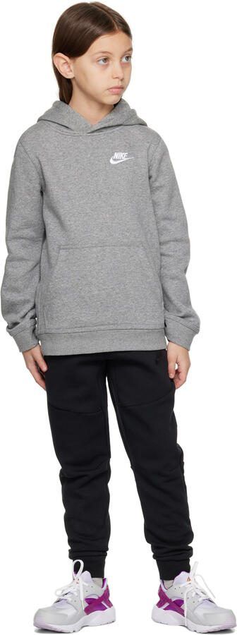 Nike Kids Purple  Silver Huarache Run Little Kids Sneakers - Picture 4