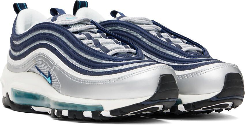 Nike Navy  Silver Air Max 97 Sneakers - Picture 2