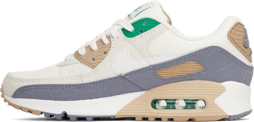 Nike Off-White  Beige Air Max 90 SE Sneakers - Picture 3