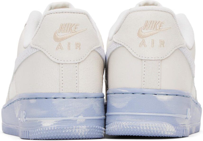 Nike Off-White  Blue Air Force 1 '07 LV8 EMB Sneakers - Picture 2