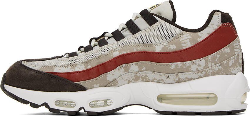 Nike Off-White  Brown Air Max 95 Sneakers - Picture 3