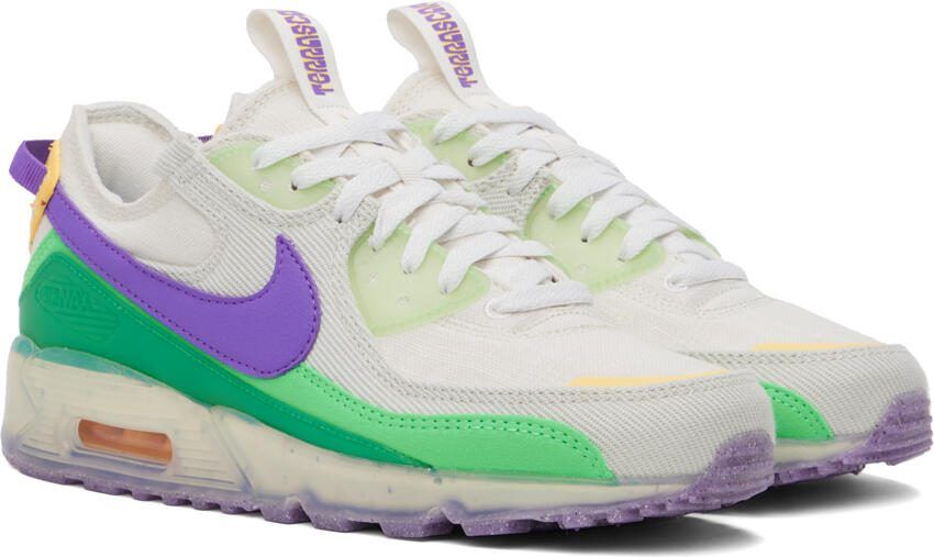 Nike Off-White  Green Air Max Terrascape 90 Sneakers - Picture 2