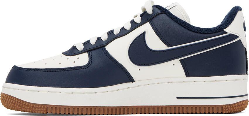 Nike Off-White  Navy Air Force 1 '07 Sneakers - Picture 3