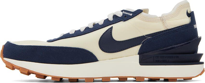 Nike Off-White  Navy Waffle One SE Sneakers - Picture 3