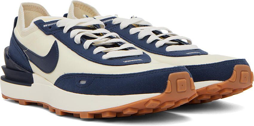 Nike Off-White  Navy Waffle One SE Sneakers - Picture 2