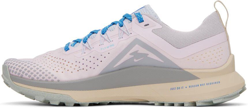 Nike Pink React Pegasus Trail 4 Sneakers - Picture 3