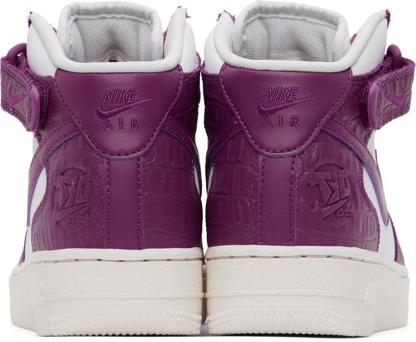 Nike Purple  White Air Force 1 '07 Sneakers
