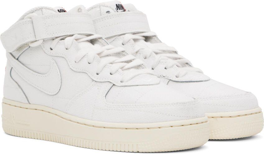 Nike White Air Force 1 '07 Mid Sneakers - Picture 2