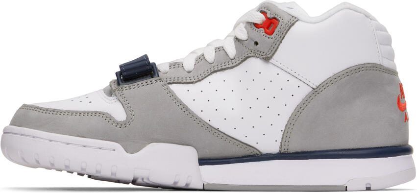 Nike White Air Trainer 1 High-Top Sneakers - Picture 2