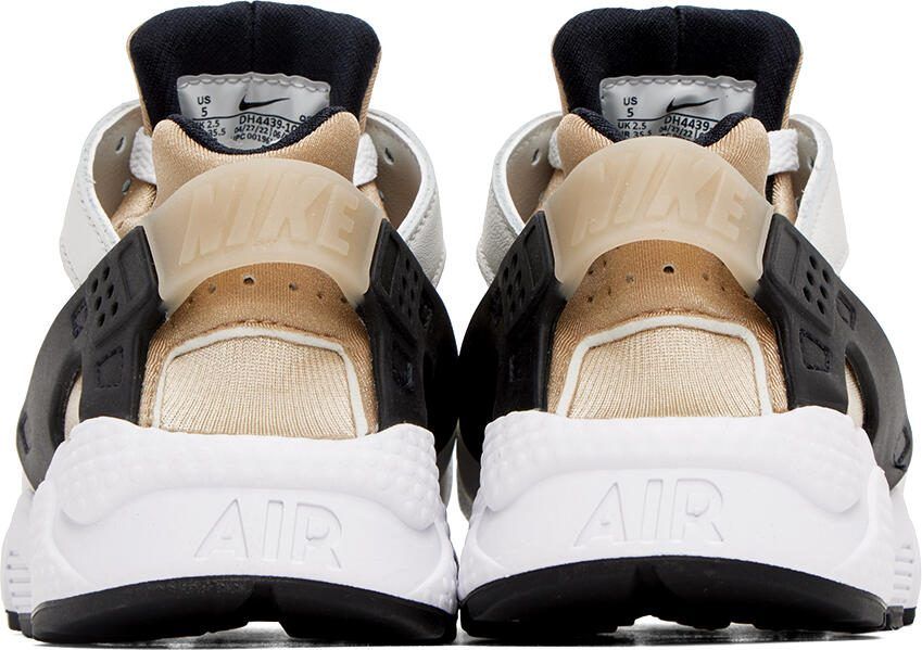 Nike White  Beige Air Huarache Sneakers