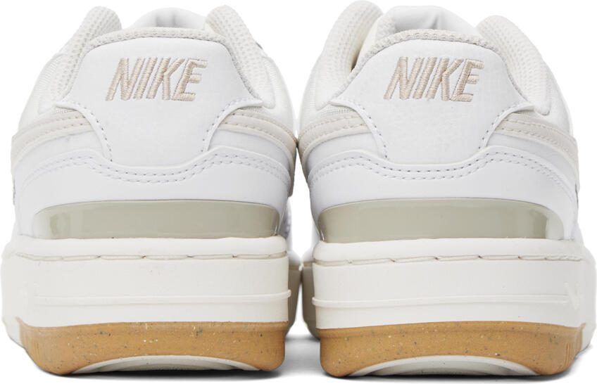 Nike White  Beige Gamma Force Sneakers