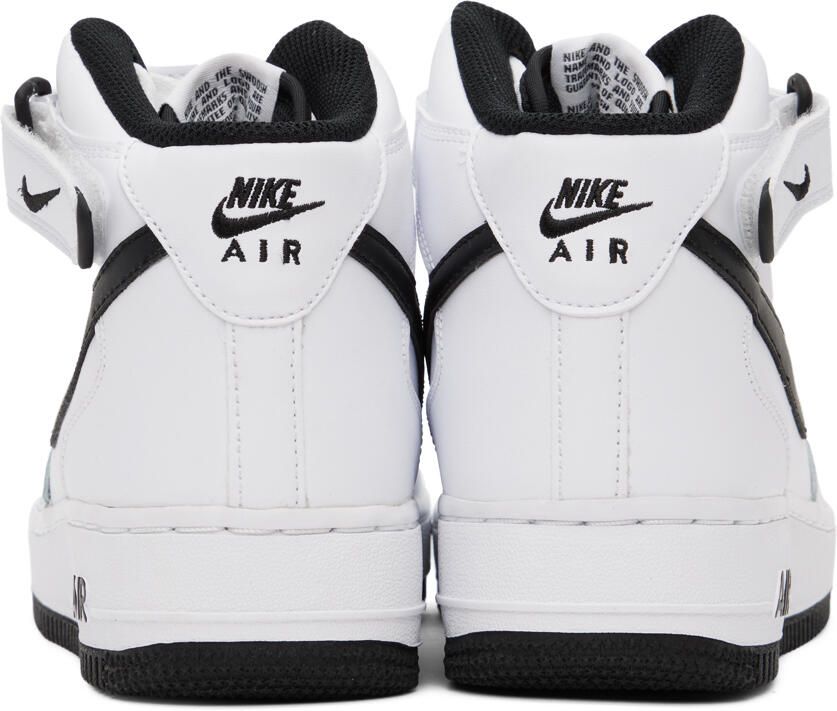 Nike White  Black Air Force 1 '07 Sneakers