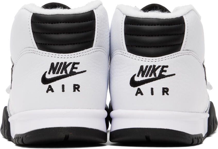 Nike White  Black Air Trainer 1 Sneakers
